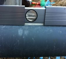 Malfacon dans la r&eacute;alisation de cette &eacute;vacuation d'eau us&eacute;e..... &agrave; l'envers !!