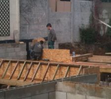 Pr&eacute;paration coffrage des poutre