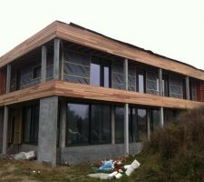 La coursive en red cedar!