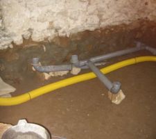 Mise en  place des tuyaux