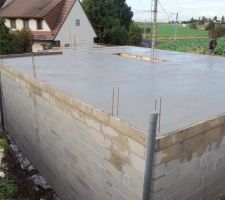 Dalle du RDC coulée