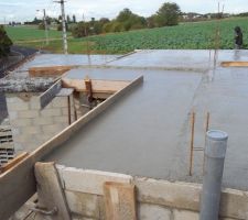 Dalle du RDC coulée