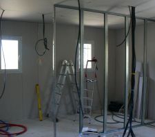 Cloison chambre d'ami