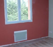 En pleine peinture des chambres