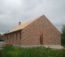 Pose de la charpente