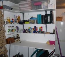 1ère partie du garage rangée et organisée