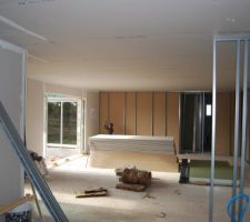 Le séjour, prise de vue depuis la cuisine