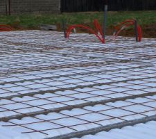 Voila je vais pouvoir couler ma dalle