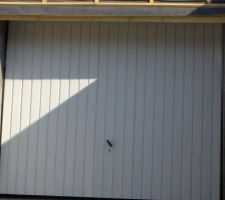 Pose porte du garage