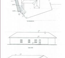 Implantation et facades Sud-Nord