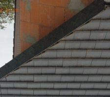 Celà ne me plait pas,on voit les coupes des tuiles en façade,entrevue avec le cdt mardi