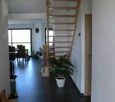 Vue arrière escalier
