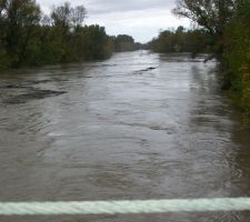 La montée du fleuve herault