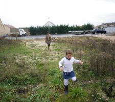 Marche sur le terrain