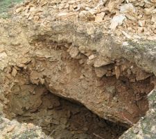 2&egrave;me sondage &agrave; l'oppos&eacute; du 1er (aux extr&eacute;mit&eacute;s de l'emplacement de la maison)