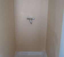 Notre salle de bain avec notre douche