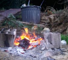 PLus personne sur le chantier..mais un beau barbecue...