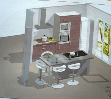L'implantation de la cuisine