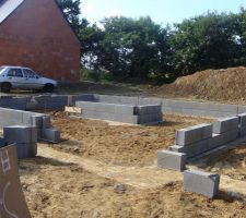 Apr&egrave;s 1 semaine d'arr&ecirc;t &agrave; cause d'un probl&egrave;me, le chantier est reparti