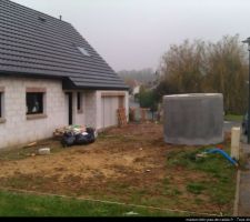 Cuve de 10m3 pour la récupération d'eau de pluie