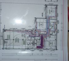 Plan du chauffage au sol