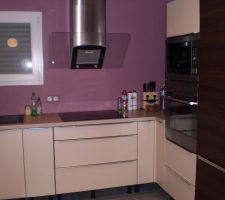 Re cuisine avant pose de notre credence en verre
