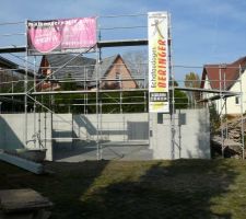 Montage échafaudage