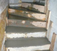 L'escalier s&egrave;che ...