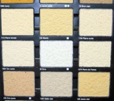 Nous avons choisi l'enduit pierre de France (1275)de VPI pour recouvrir la maison en cr&eacute;pi traditionnel.