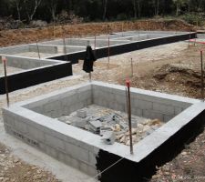 Bitume (type Sika) et Nappe à excroissances,
Delta MS ou Onduline