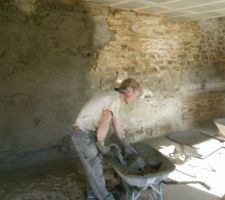 Enduit projet&eacute;