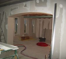 Salon en cours de finition