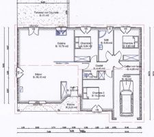 1er plan de la maison ... à modifier !