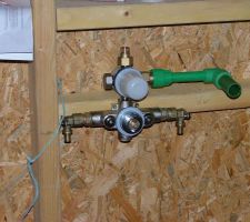 Mitigeur thermostatique de la douche