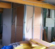 Réalisation d'un débarras dans le garage