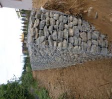 Soutènement en gabions