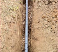 Drainage d'une descente de gouttière