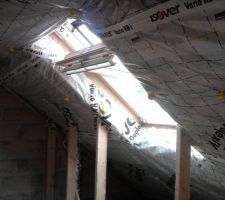 Pose de velux dans les combles