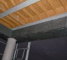 ITE: poutrelles BA de la terrasse couverte isolées