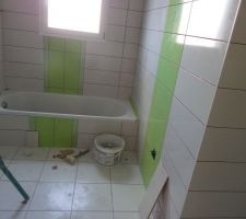 Faïence salle de bain enfants