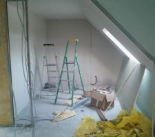 Aménagement de l'étage en cours