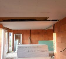 A 16h plafond et lot électrique du bas en place