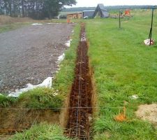 Un autre ferraillage sur 25 m de long