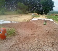 Dameuse pour le compactage du trappe