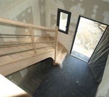 Escalier posé !
