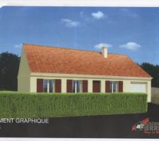 Notre future maison mais sent le garage pour le moment dois le construire avant 2ans !!!