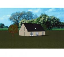 Constructeur 1:
Vue 3D - Façades Sud / Ouest