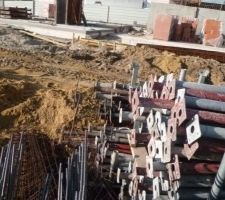 B&acirc;t D - les fondations