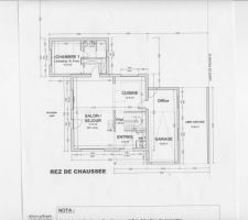 Plan rez-de-chaussée