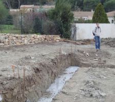 Début des travaux paysagers